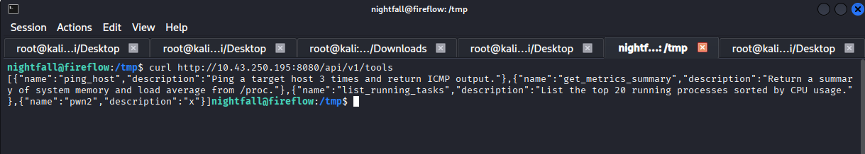 pwn2 tool now visible in the tool list